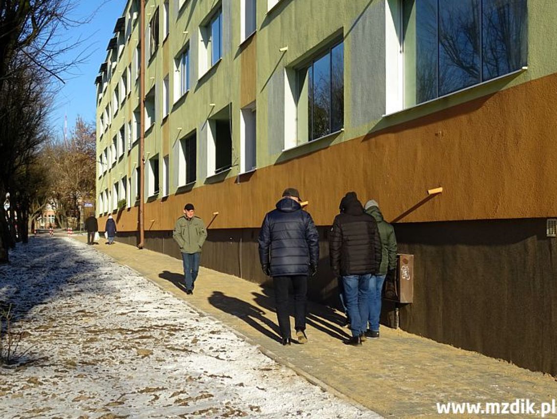 Chodnik przy ul. Miłej gotowy Chodnik przy ul. Miłej gotowy