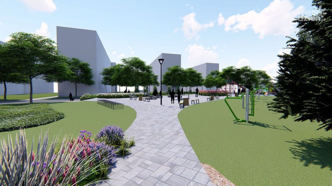 Ciąg dalszy prac na XV-leciu - czas na skwer Ciąg dalszy prac na XV-leciu - czas na skwer