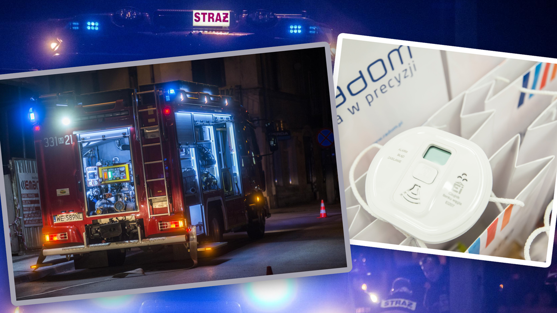 „Cichy zabójca” zaatakował w radomskiej kamienicy. Czujnik czadu uratował mieszkańców