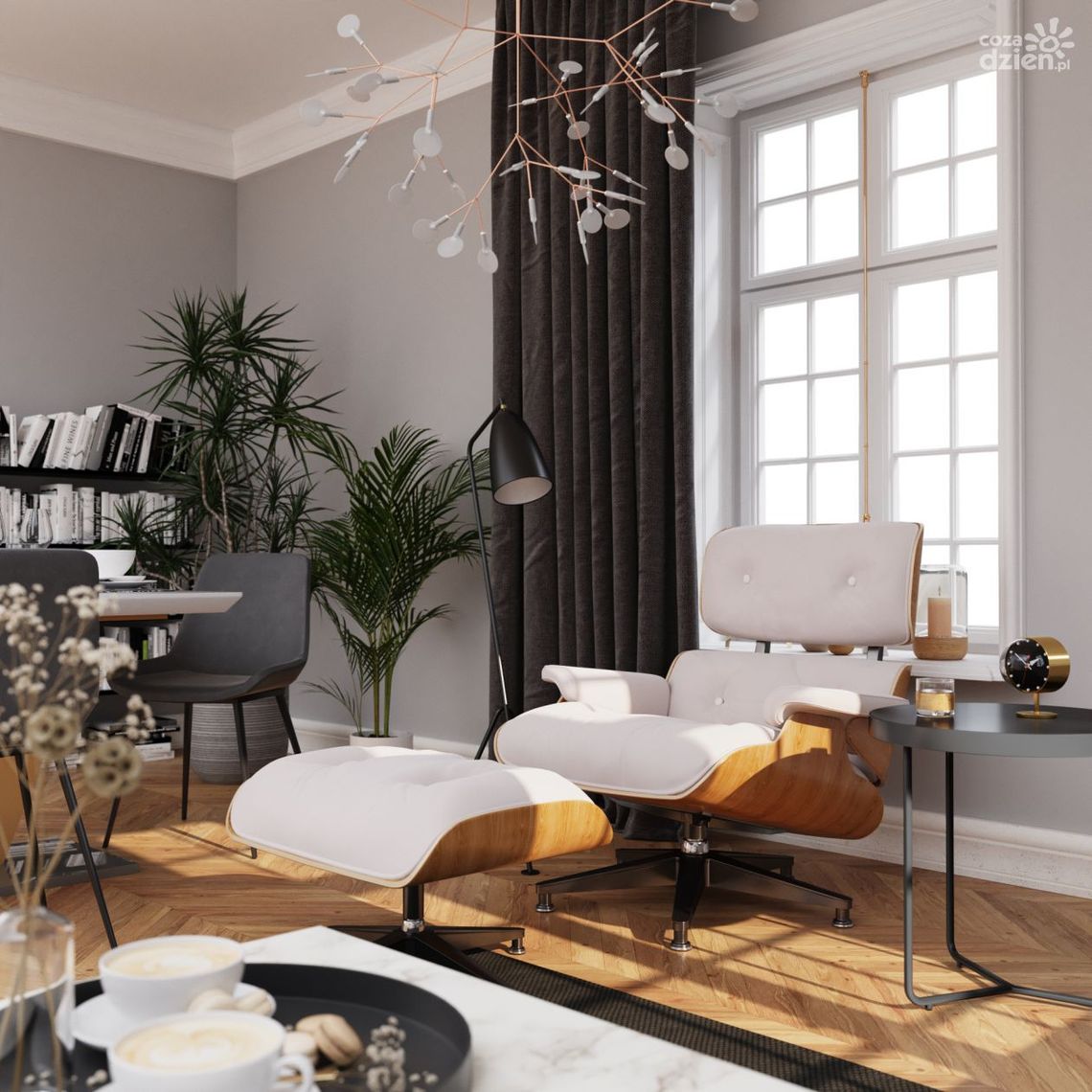 Ciekawa stylistyka wnętrza - Designerskie krzesła i fotele