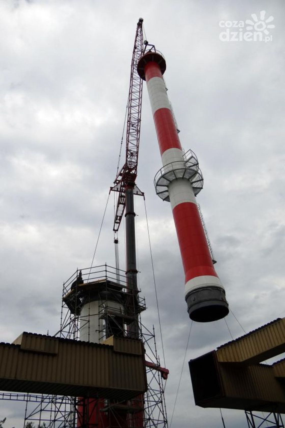 Ciepłownia Północ ma nowy komin Ciepłownia Północ ma nowy komin