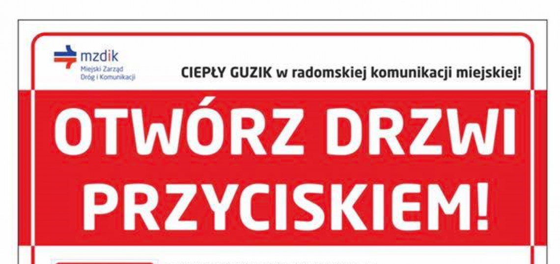 Ciepły guzik w autobusach Ciepły guzik w autobusach