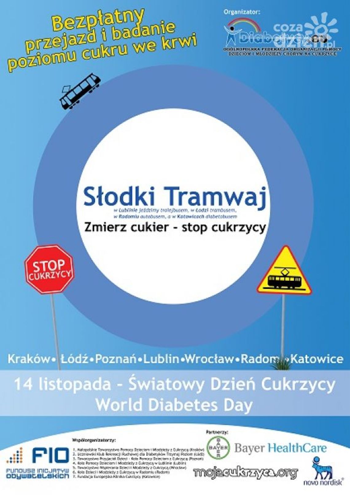 Cukrzyca zagraża. W sobotę bezpłatne badania