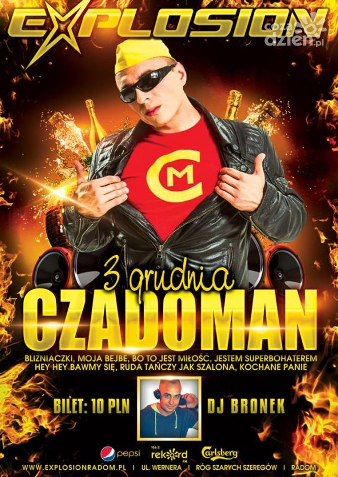 Czadoman w klubie Explosion
