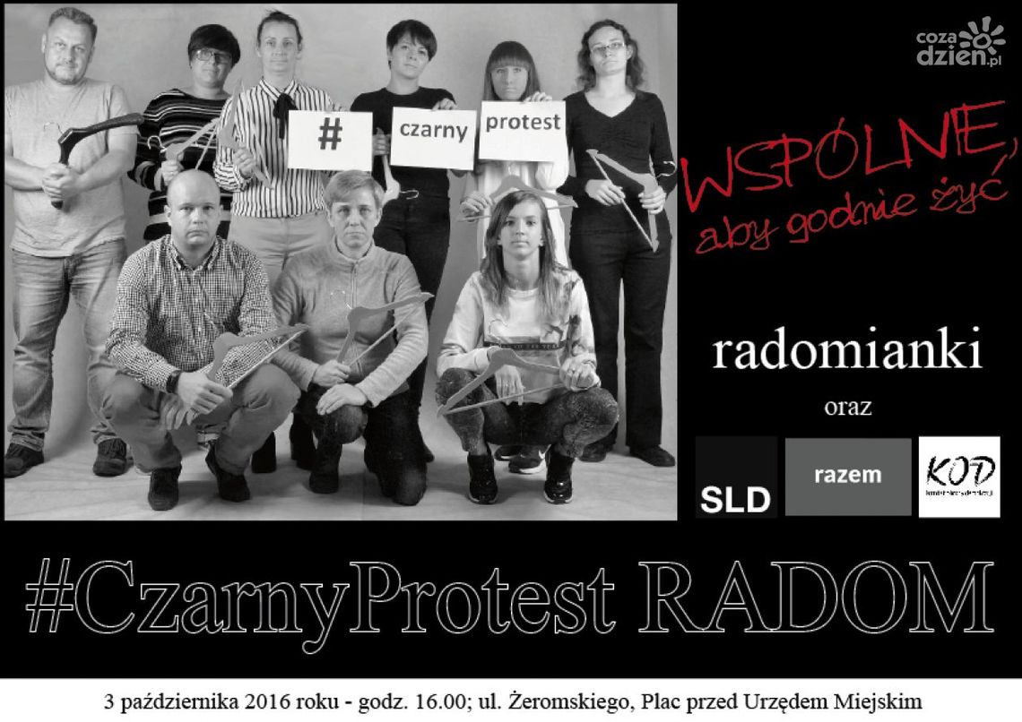 #CZARNY PROTEST. RADOMIANKI ZASTRAJKUJĄ