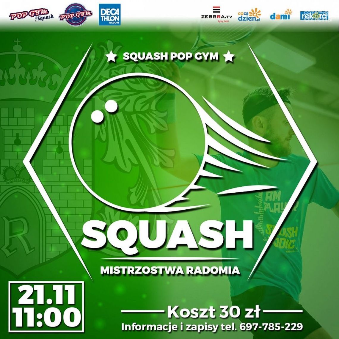 Czas na mistrzostwa Radomia w squashu