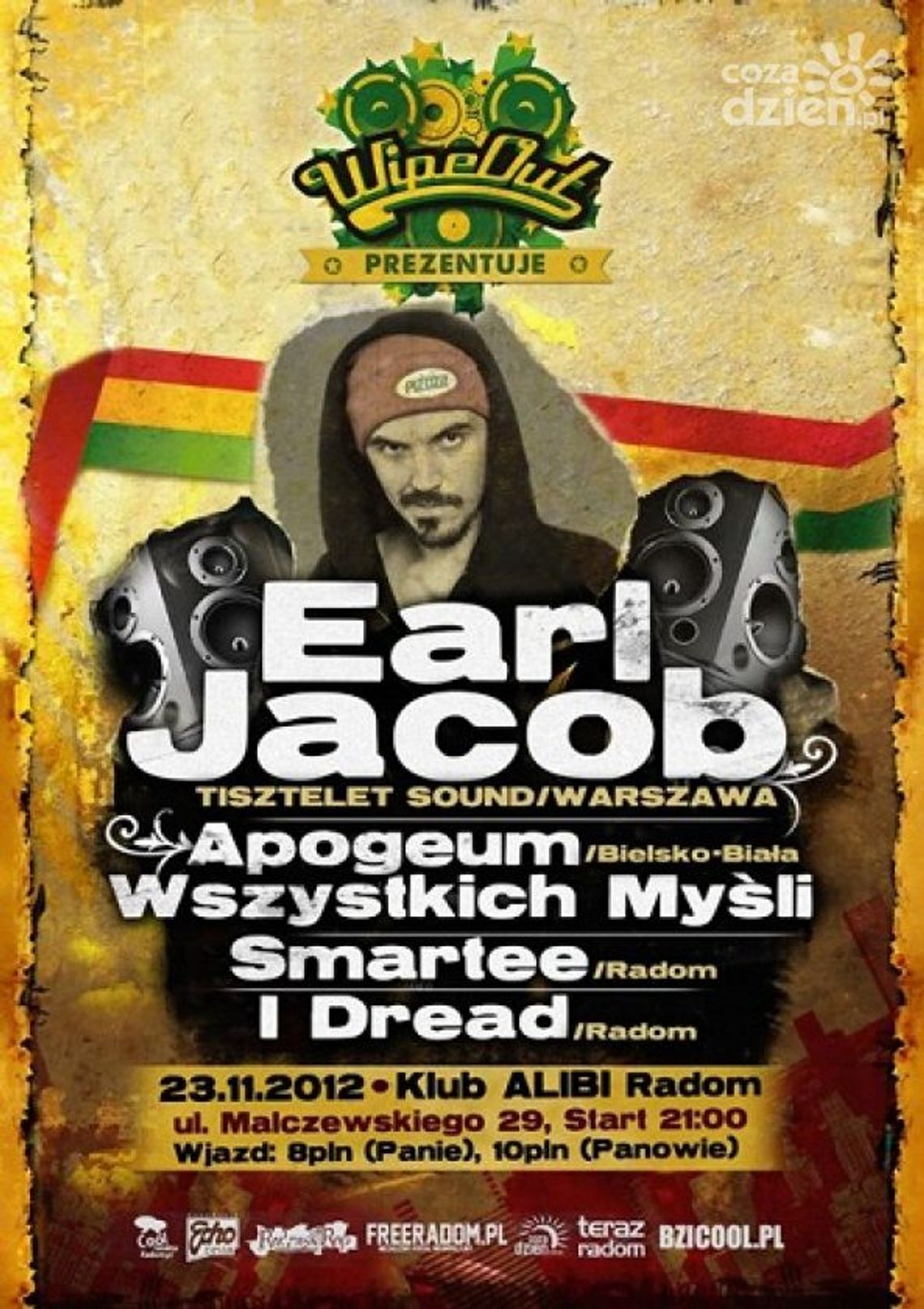 Czas na reggae! Earl Jacob zagra w Alibi! Czas na reggae! Earl Jacob zagra w Alibi!