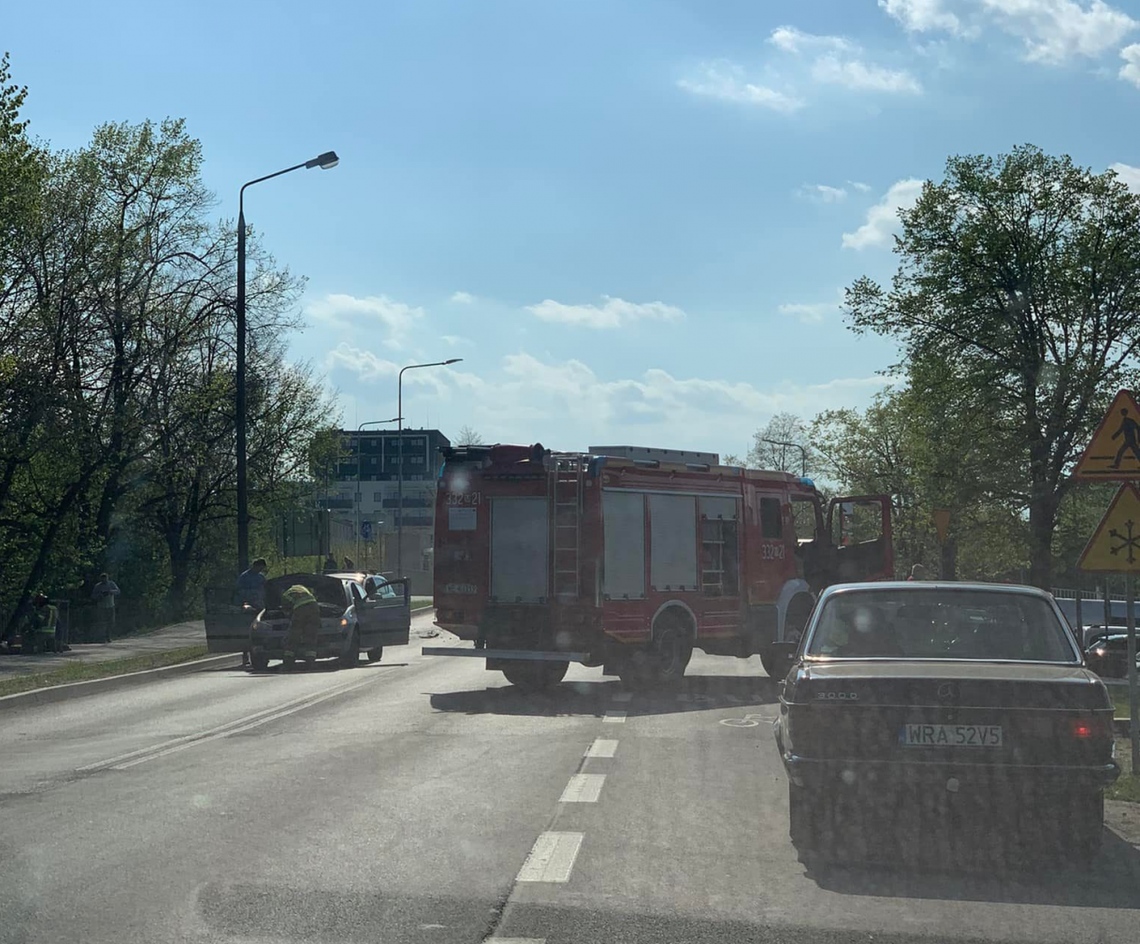 Cztery auta zderzyły się przy ul. Kozienickiej