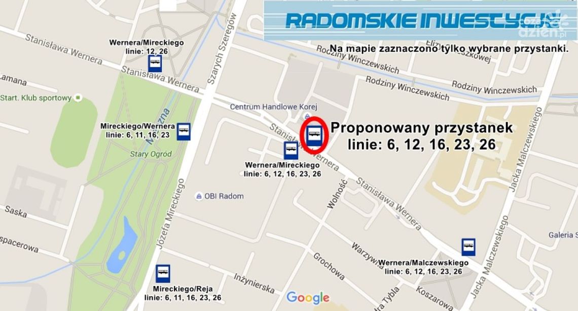 Czy powstanie nowy przystanek?