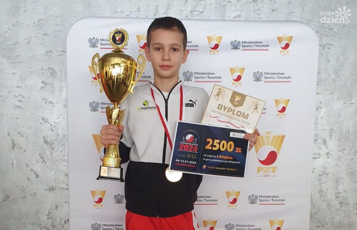Daniel Kwiecień z AT Masters Radom podwójnym mistrzem Polski skrzatów 