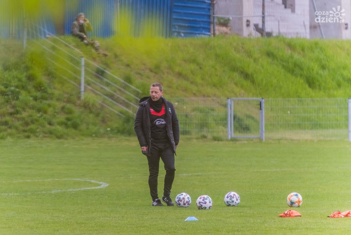 Dariusz Banasik, trener Radomiaka Radom po wznowieniu treningów Dariusz Banasik, trener Radomiaka Radom po wznowieniu treningów