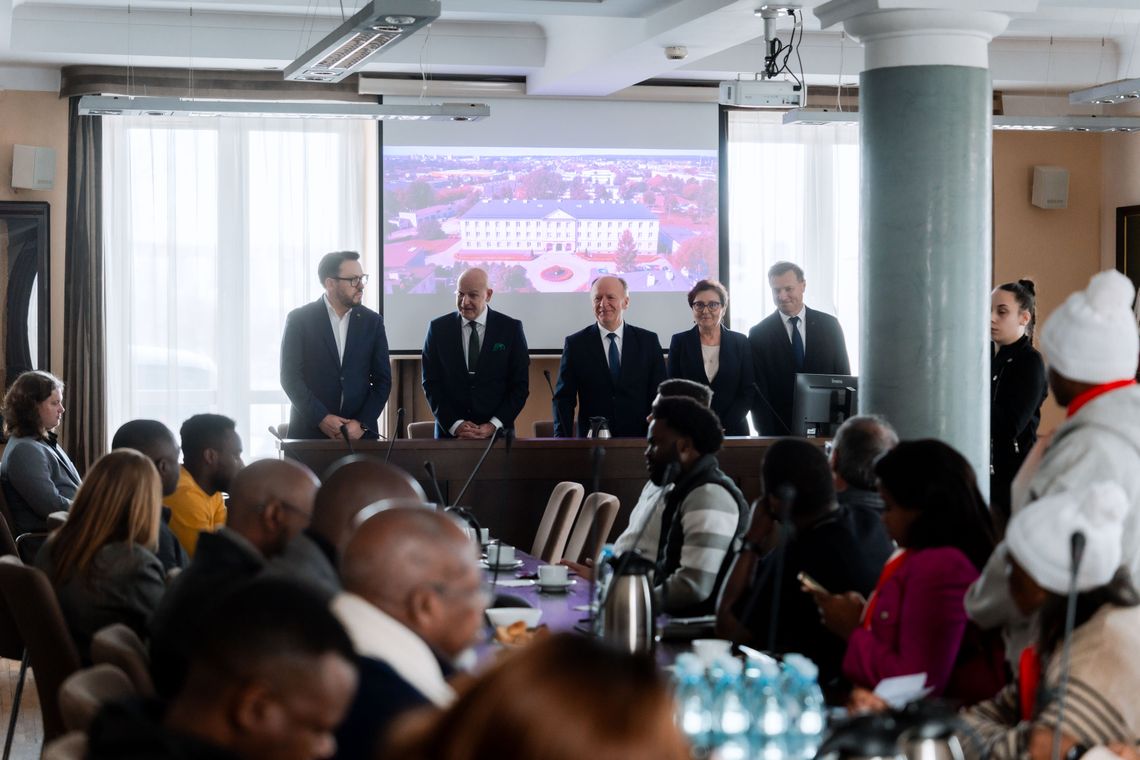 Delegacja z Angoli odwiedziła Uniwersytet Radomski