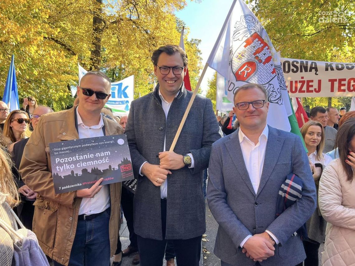 Delegacja z Radomia wzięła udział w proteście samorządowców w Warszawie 