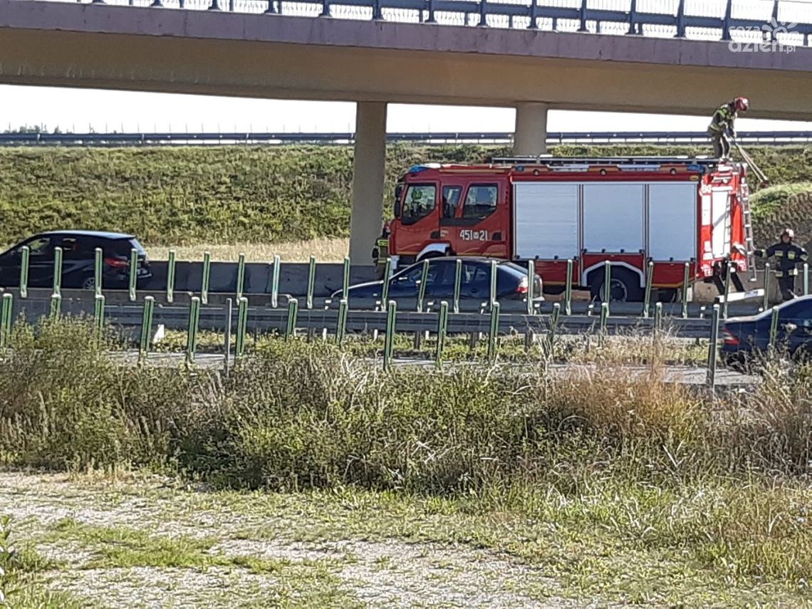 DK7. Zderzenie czterech pojazdów w Głuchowie