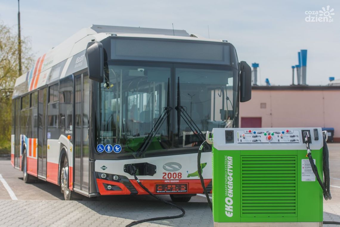 Do Radomia dotarł pierwszy "elektryk"w ramach projektu multimodalnego