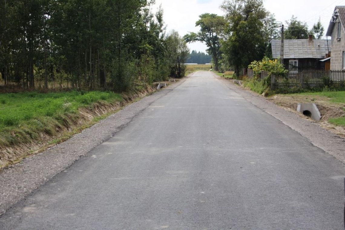 Domaniów. Droga gminna gotowa Domaniów. Droga gminna gotowa