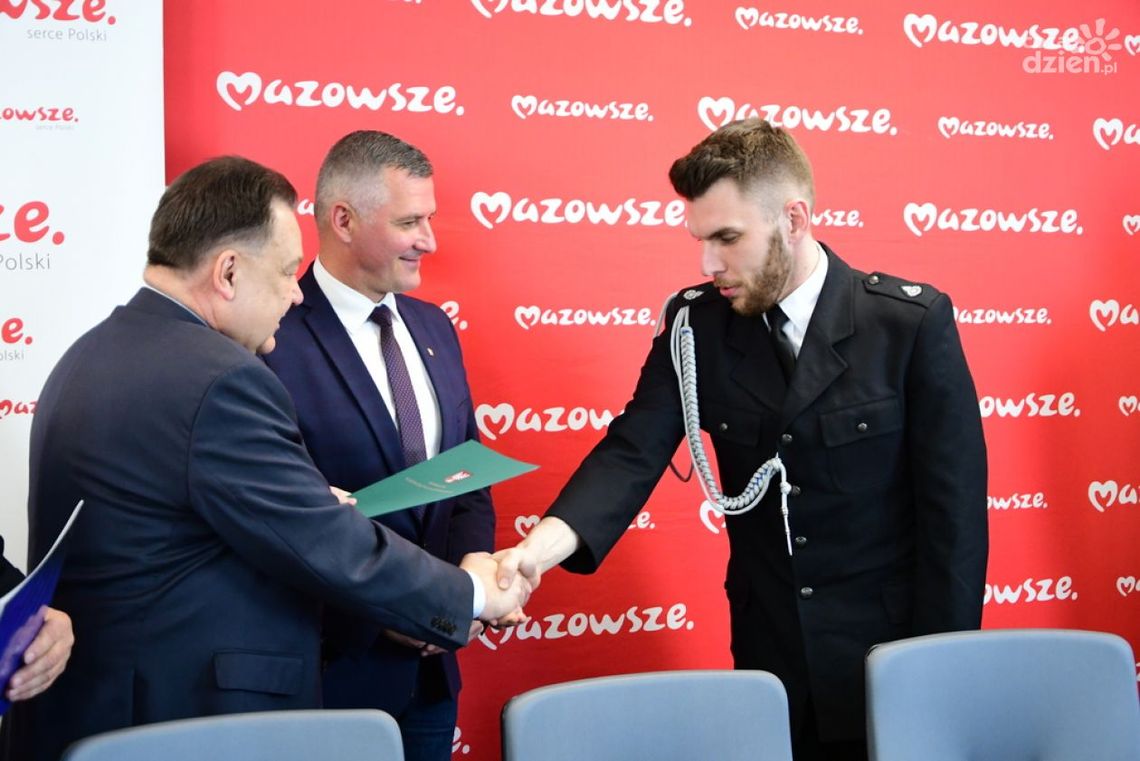 Dominik Piekarski Strażakiem Miesiąca 