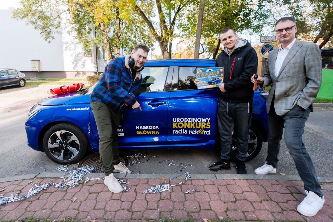 Dominik wygrał samochód w Urodzinowym Konkursie Radia Rekord! Dominik wygrał samochód w Urodzinowym Konkursie Radia Rekord!