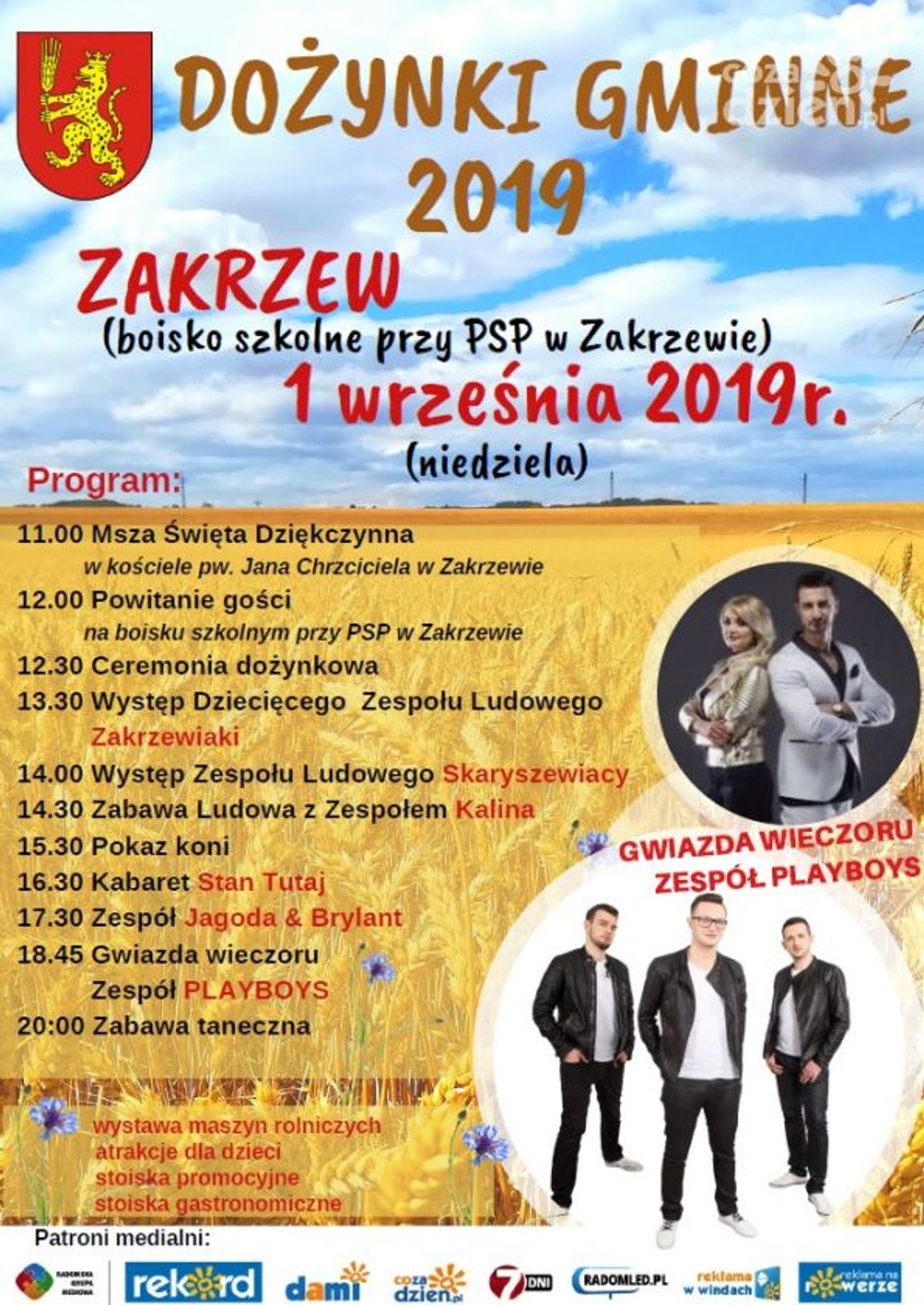 Dożynki gminne w Zakrzewie