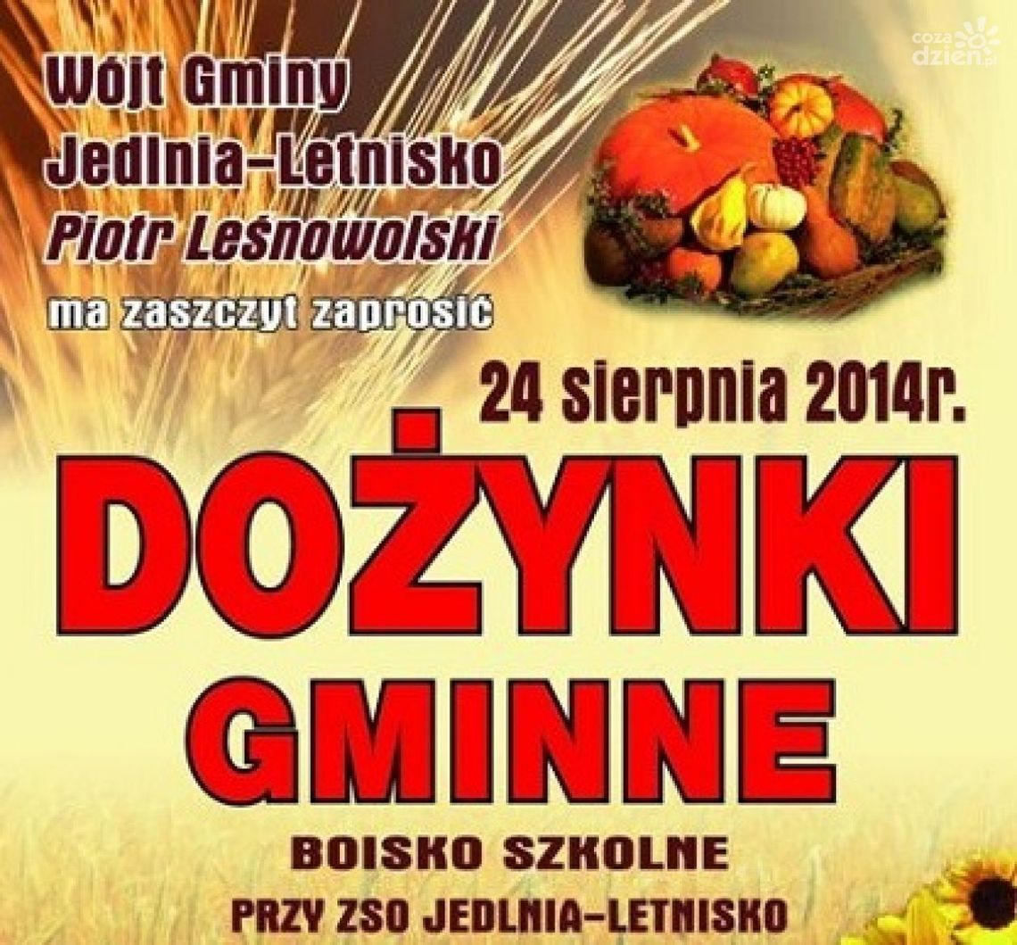 Dożynki w Jedlni-Letnisko już w niedzielę! Dożynki w Jedlni-Letnisko już w niedzielę!