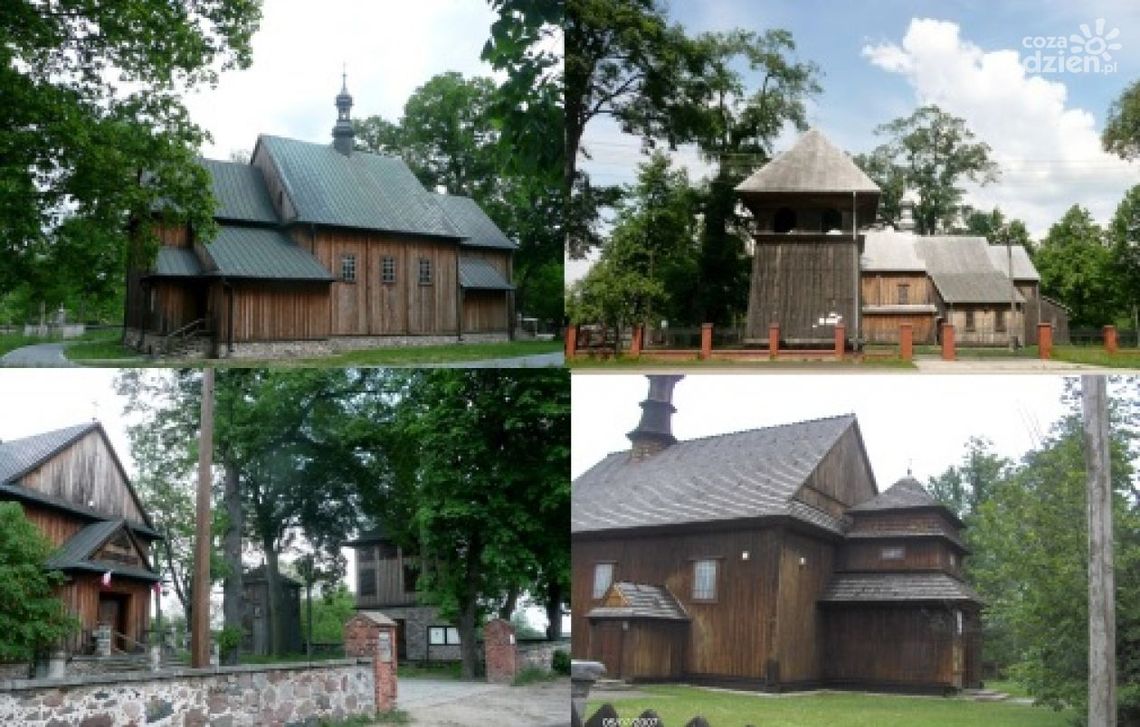 Drewniane kościółki Nadpilicza - wycieczka OM PTTK