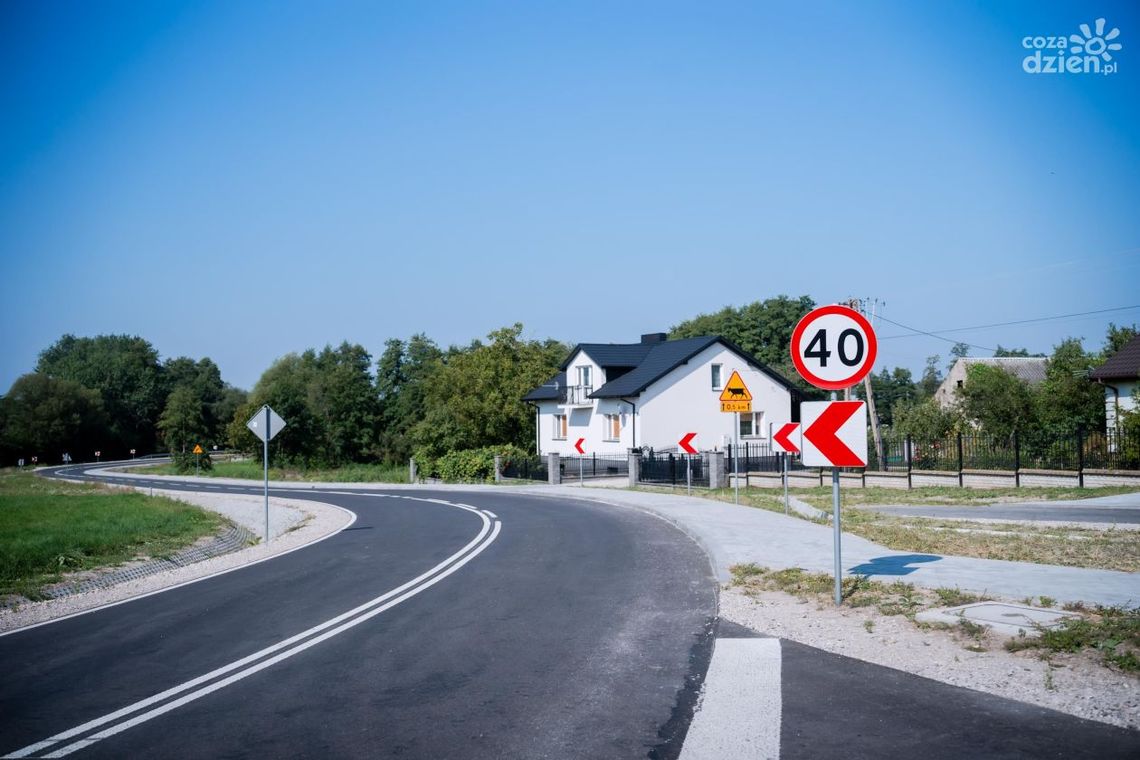 Droga Wolanów - Zakrzew już otwarta