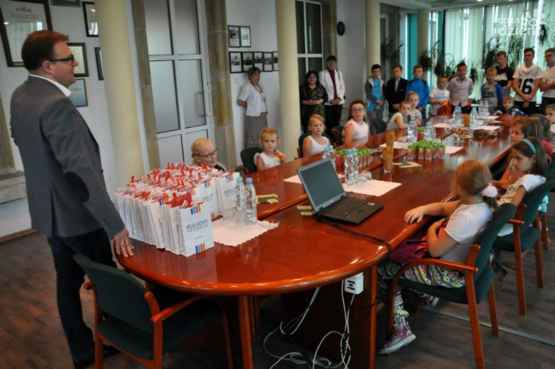 Dzieci odwiedziły magistrat