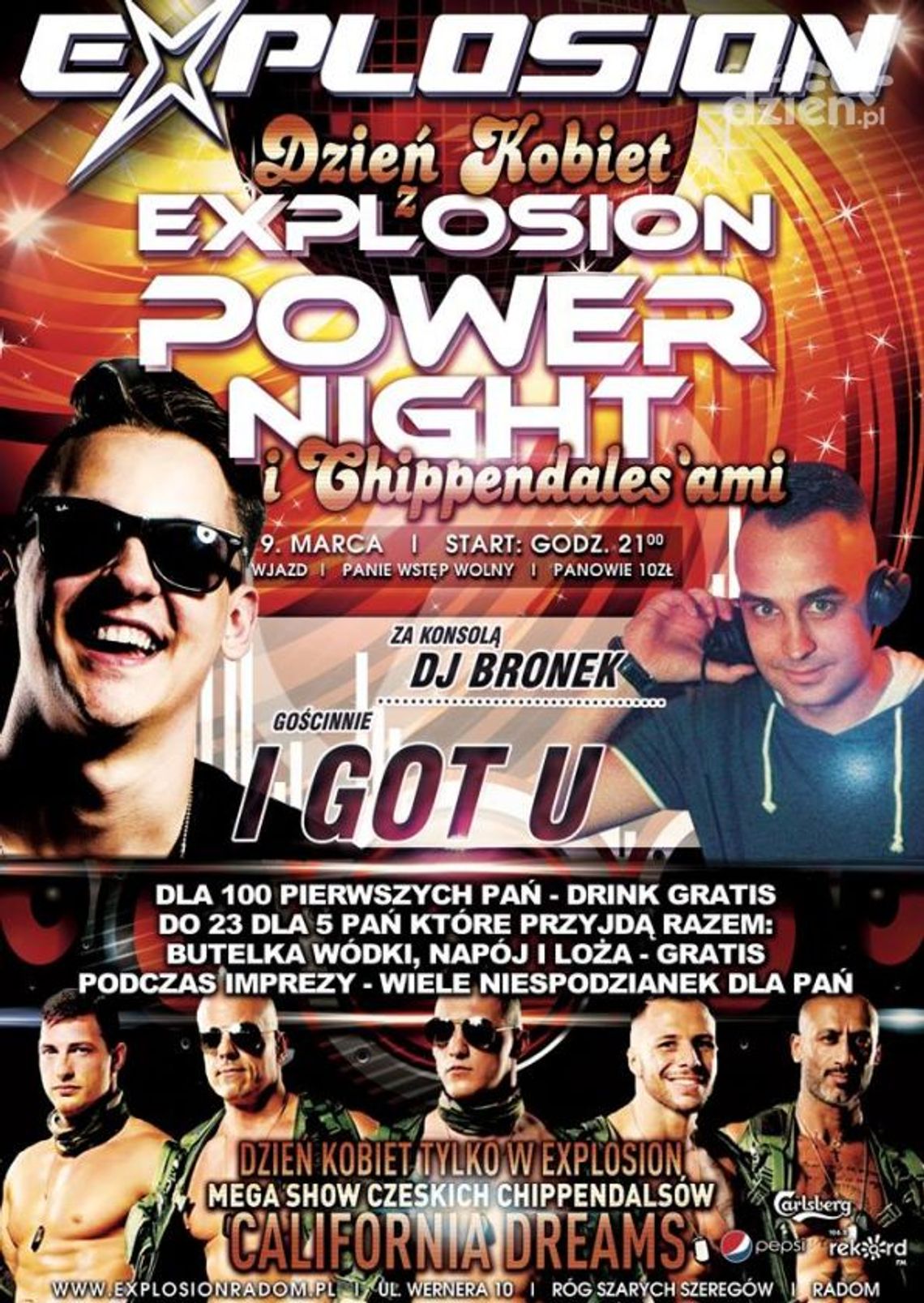 Dzień Kobiet w klubie Explosion 