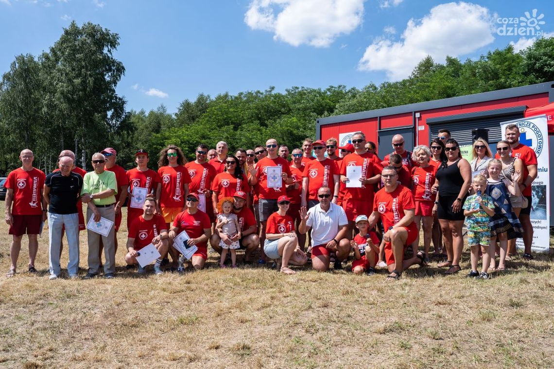 Dzień ratownika wodnego nad zalewem w Domaniowie