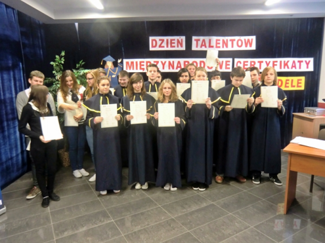 Dzień Talentów i rozdanie certyfikatów Dzień Talentów i rozdanie certyfikatów
