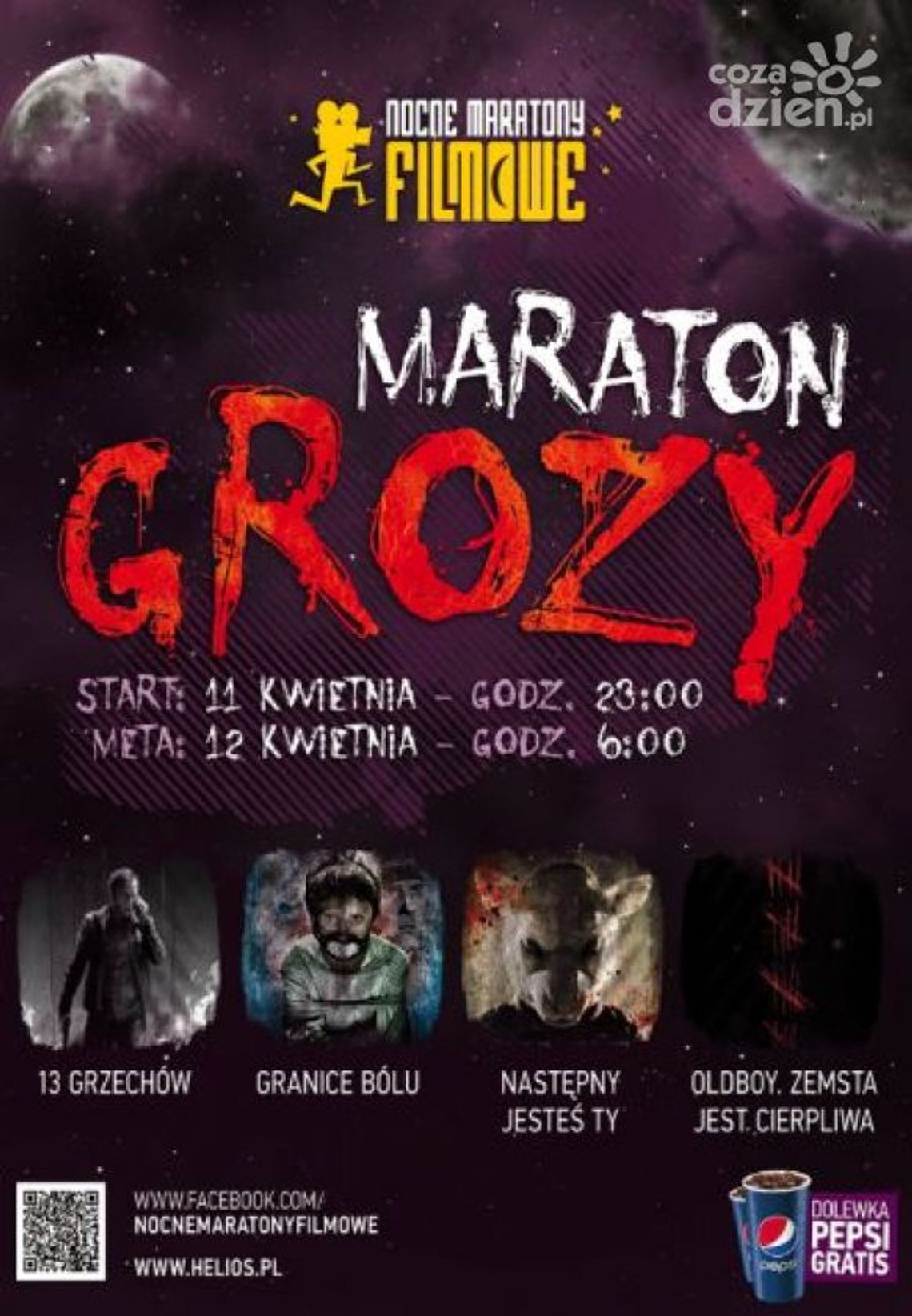 Dziś Maraton Grozy w kinie Helios Dziś Maraton Grozy w kinie Helios