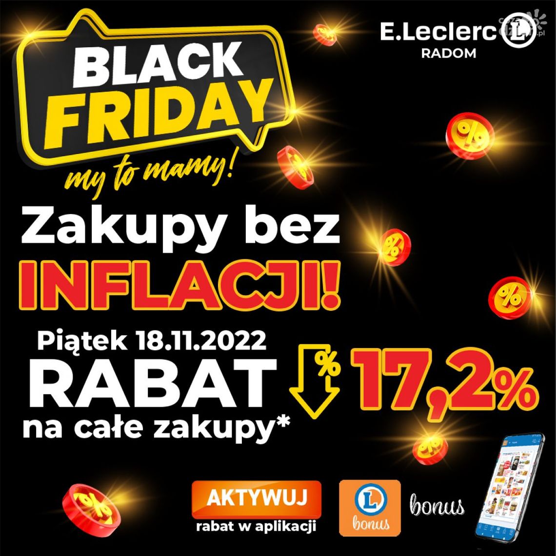 E.Leclerc RADOM ogłasza DZIEŃ WOLNOŚCI OD INFLACJI