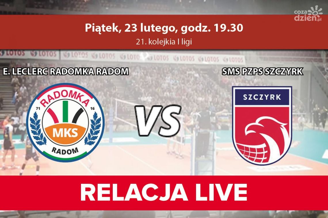 E. Leclerc Radomka Radom - SMS PZPS Szczyrk (relacja telewizyjna) E. Leclerc Radomka Radom - SMS PZPS Szczyrk (relacja telewizyjna)