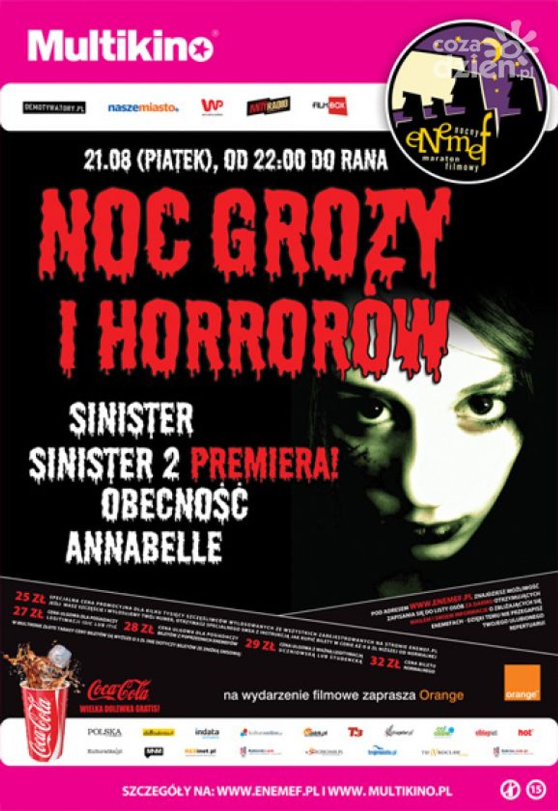 ENEMEF: Noc grozy i horrorów