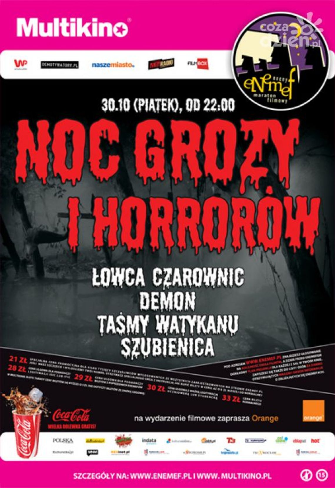 ENEMEF: Noc grozy i horrorów w Multikinie