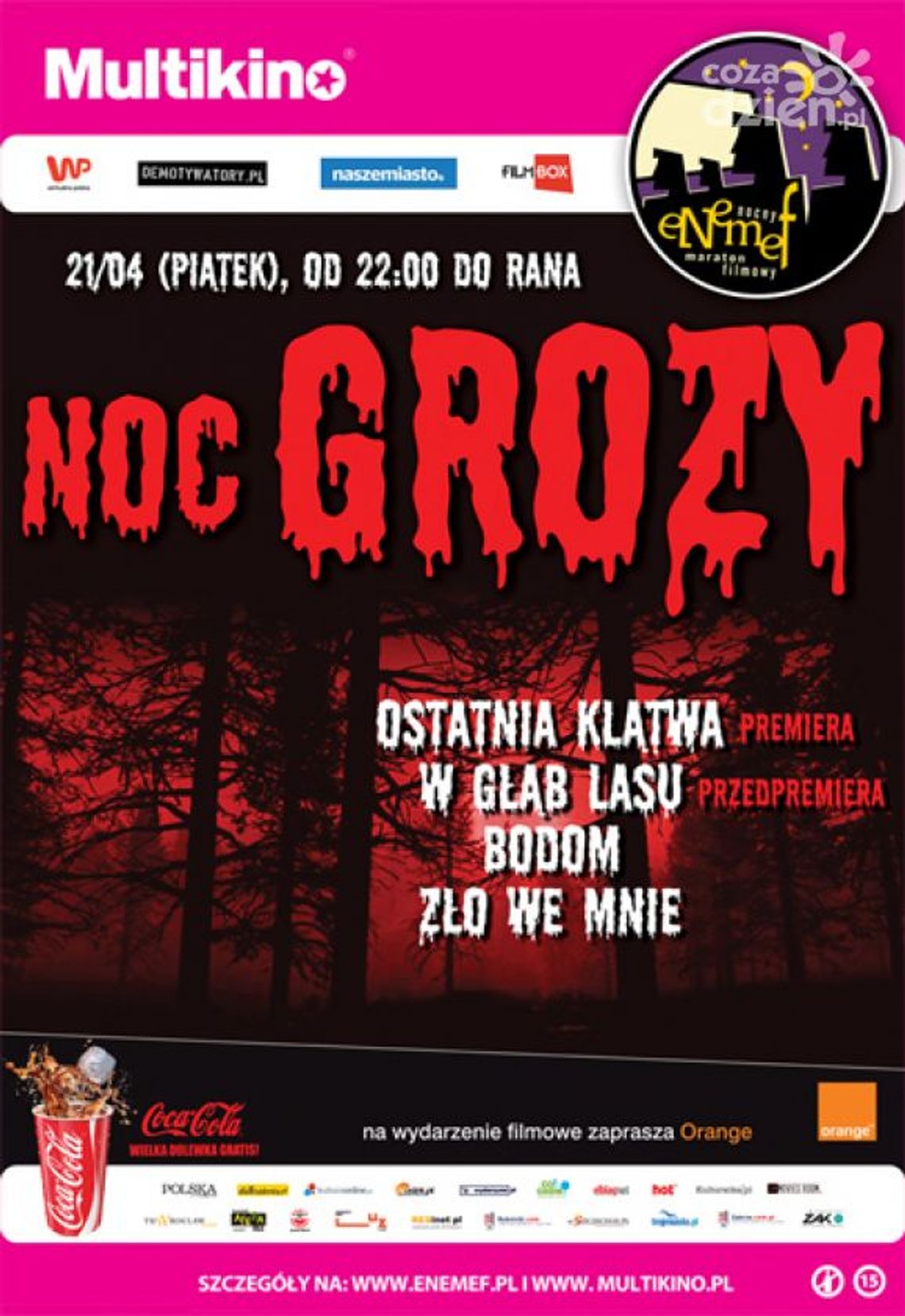 ENEMEF: Noc Grozy i Horrorów - WYNIKI ENEMEF: Noc Grozy i Horrorów - WYNIKI