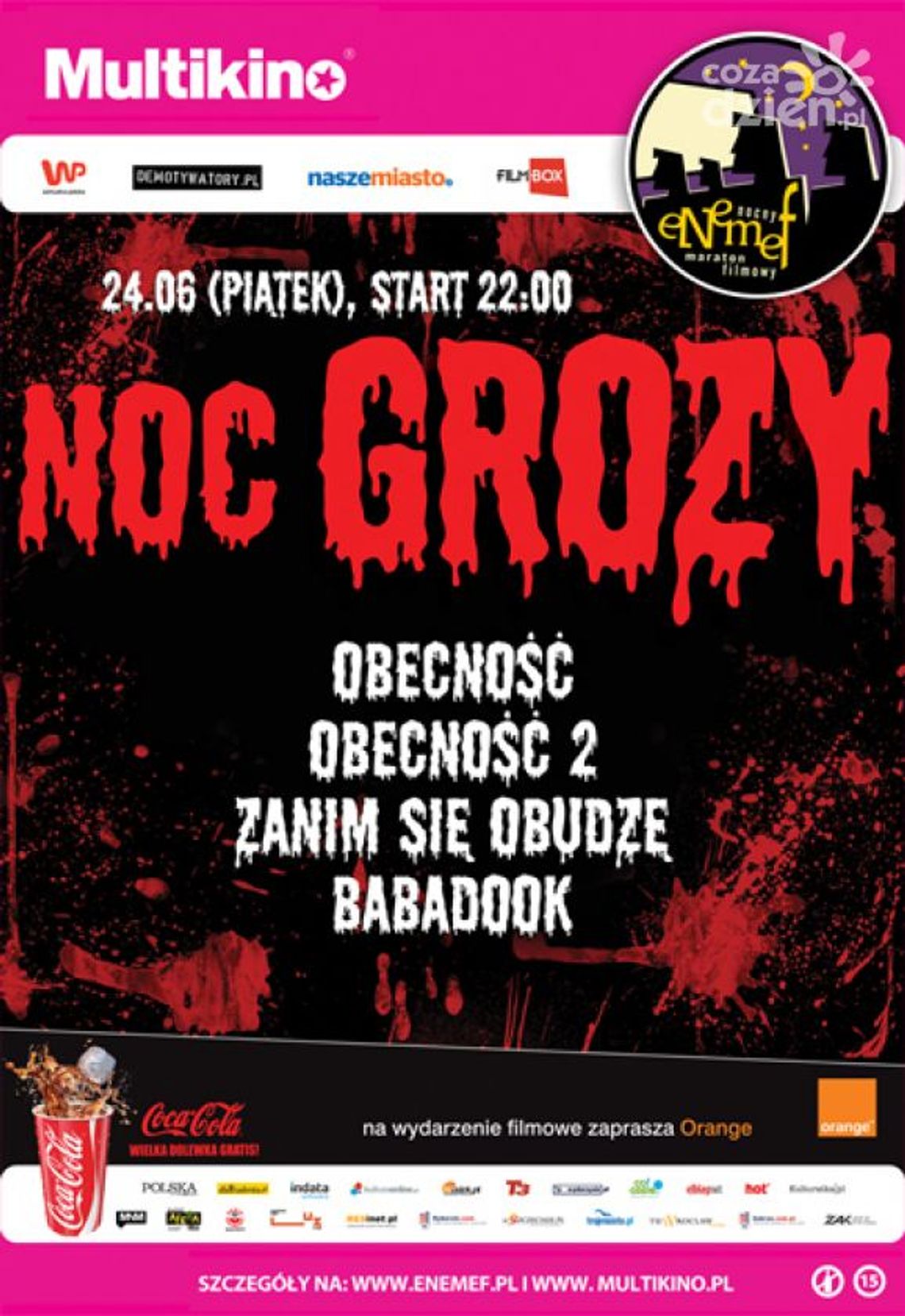 ENEMEF: Noc Grozy - WYNIKI
