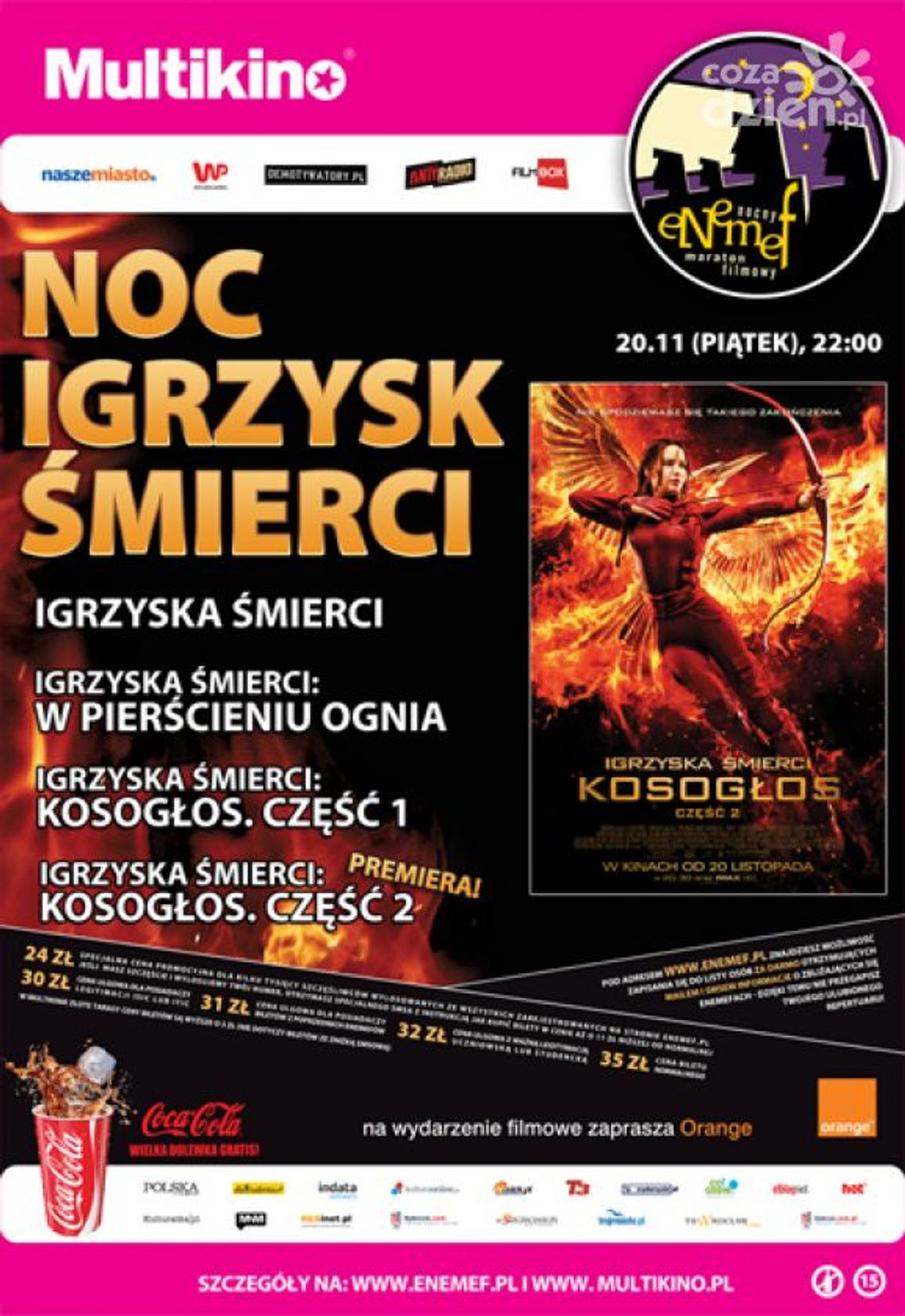 ENEMEF: Noc Igrzysk Śmierci - WYNIKI
