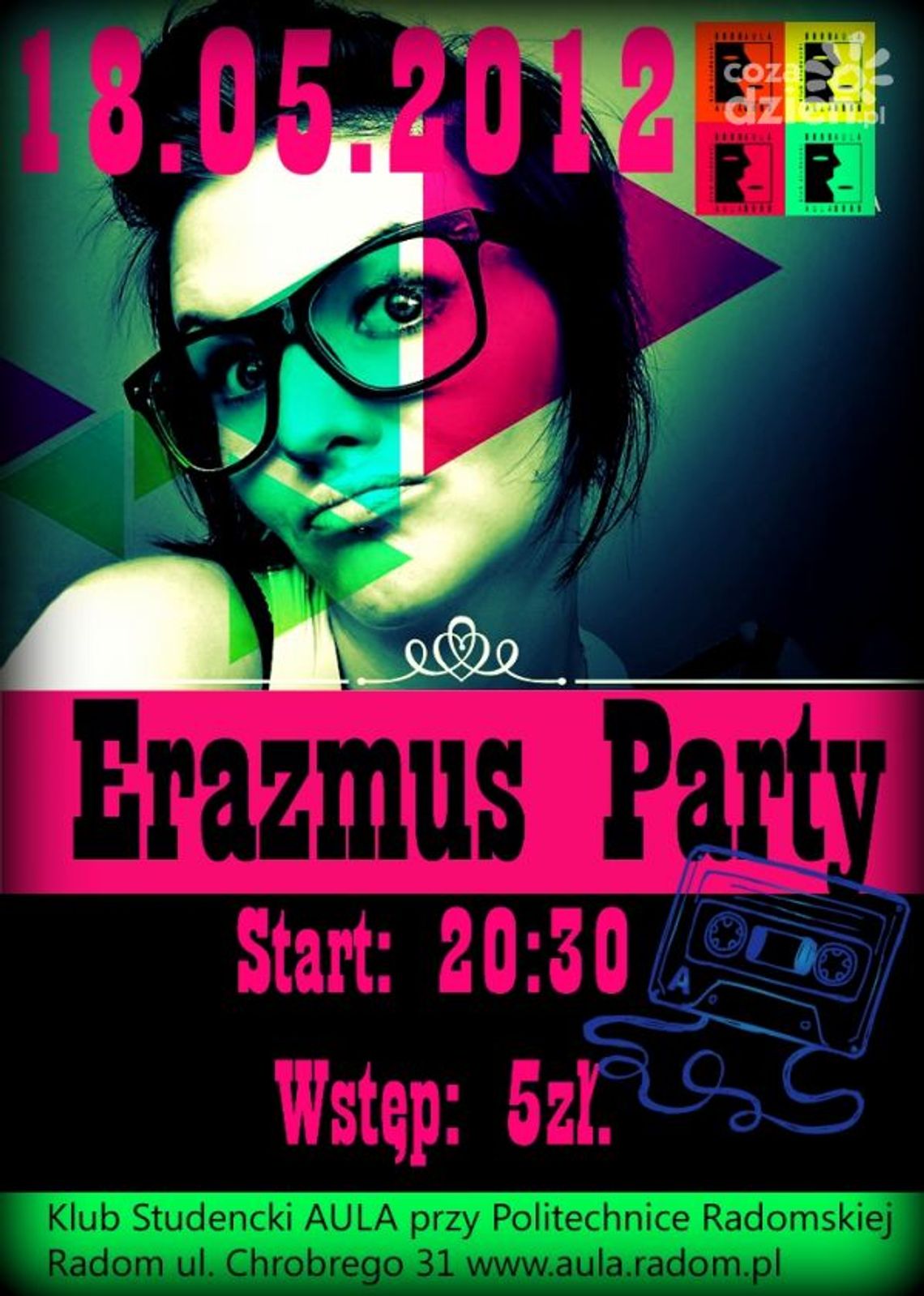 Erazmus Party 18.05. - ZGARNIJ WEJŚCIÓWKĘ