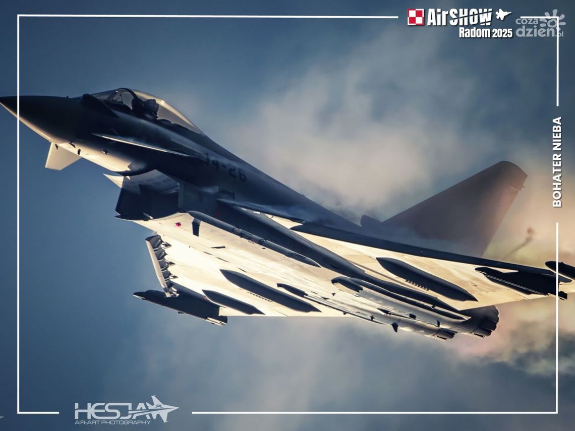 Eurofighter Typhoon na Air Show w Radomiu!