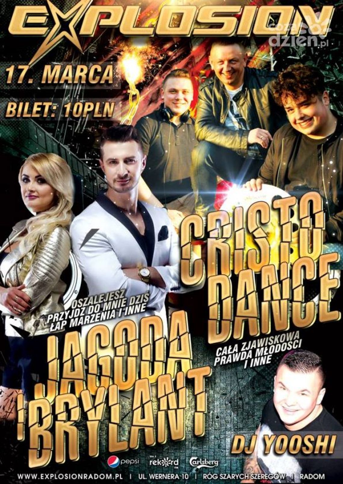Explosion Club Radom: Jagoda i Brylant/ Cristo Dance