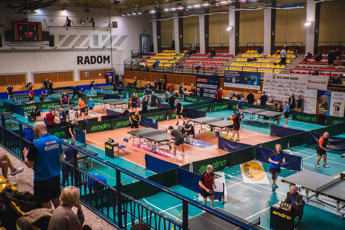 Święto tenisa stołowego w Radomiu. Jubileusz IKTS Broń Radom i 8. Grand Prix Polski Masters
