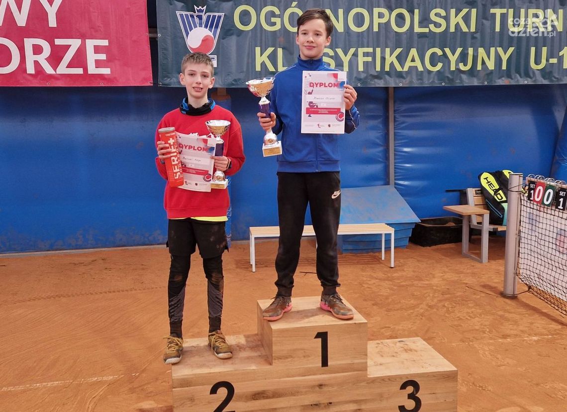 Finał Filipa Bulskiego w tenisowym turnieju skrzatów