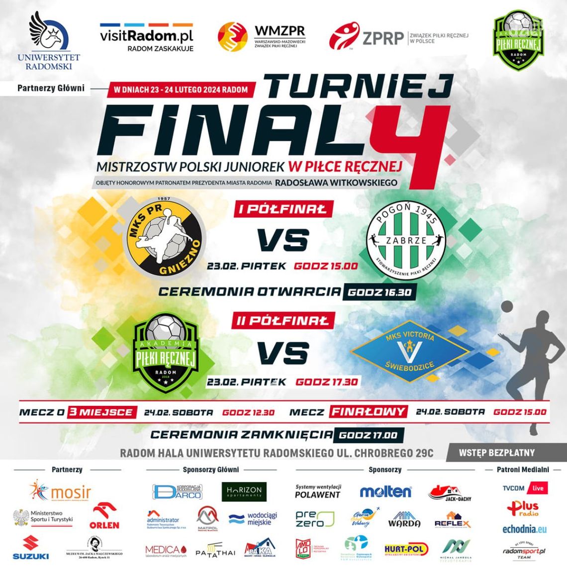 Final Four Mistrzostw Polski Juniorek w piłce ręcznej odbędzie się w Radomiu