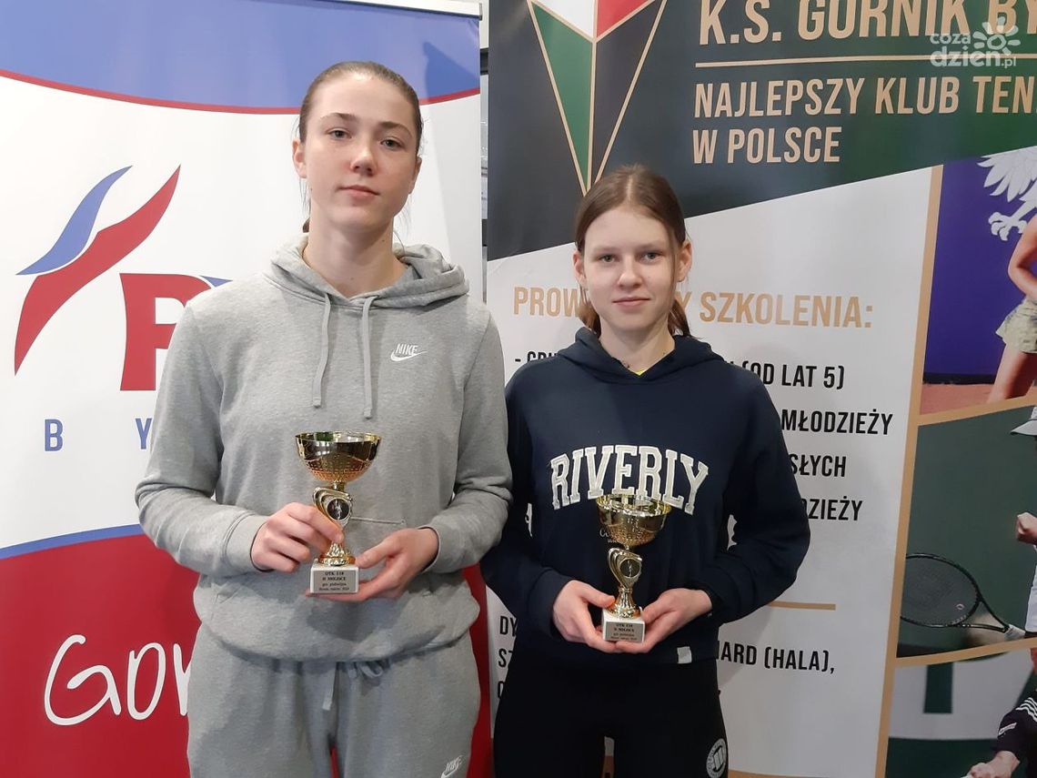 Finał Wiktorii Chmielewskiej w deblu podczas OTK juniorów w Bytomiu Finał Wiktorii Chmielewskiej w deblu podczas OTK juniorów w Bytomiu