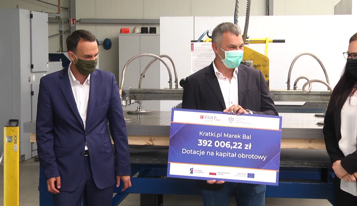 Firma ze Wsoli otrzymała blisko 400 tys. zł bezzwrotnej dotacji