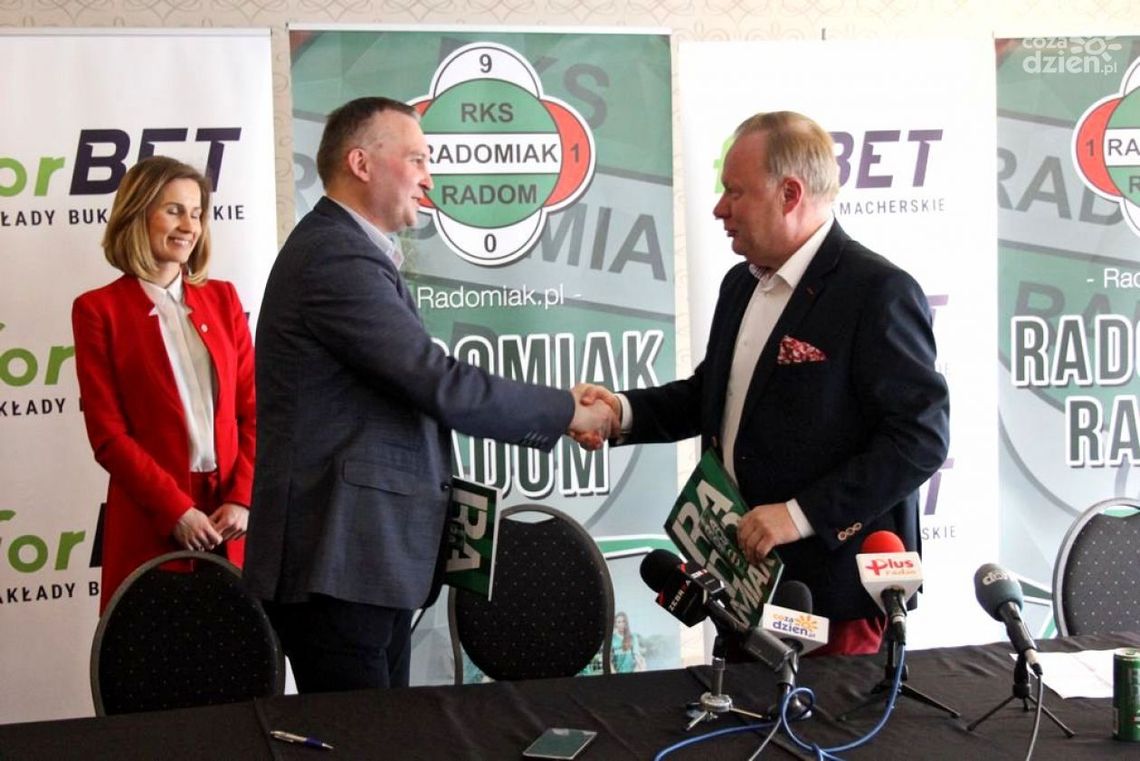 ForBET nowym sponsorem Radomiaka (VIDEO) ForBET nowym sponsorem Radomiaka (VIDEO)