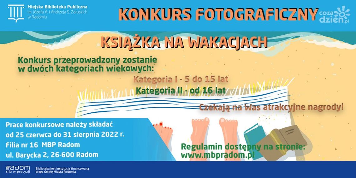 Foto-konkurs "Książka na wakacjach"