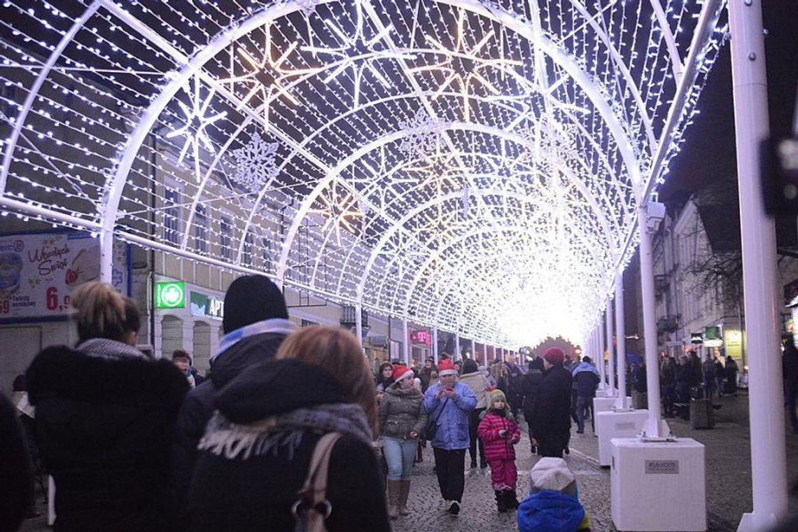 Tunel świetlny w Radomiu