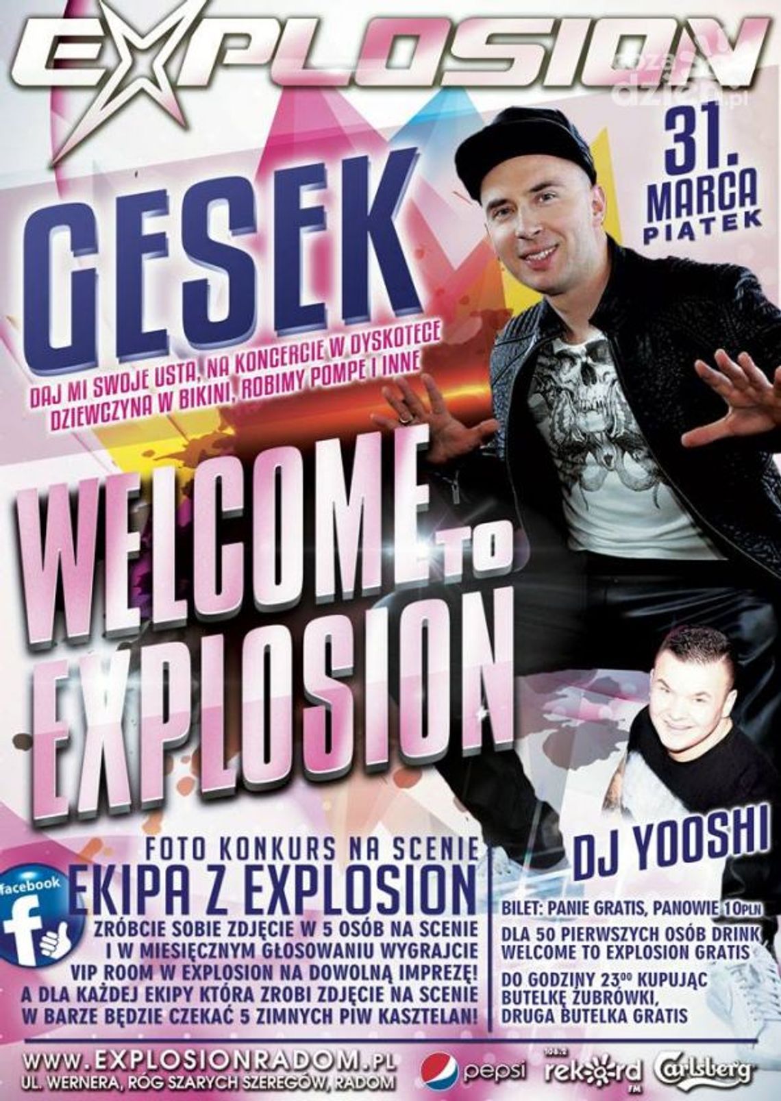 Gesek w klubie Explosion
